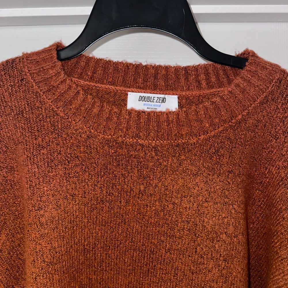 Double Zero Orange Cropped Sweater - image 3